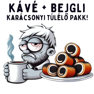 Kávé + bejgli = karácsonyi túlélőcsomag!